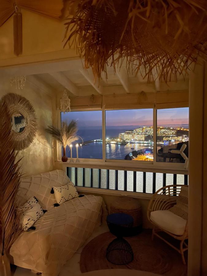 Boho Style Bungalow With Ocean View Mogán 外观 照片