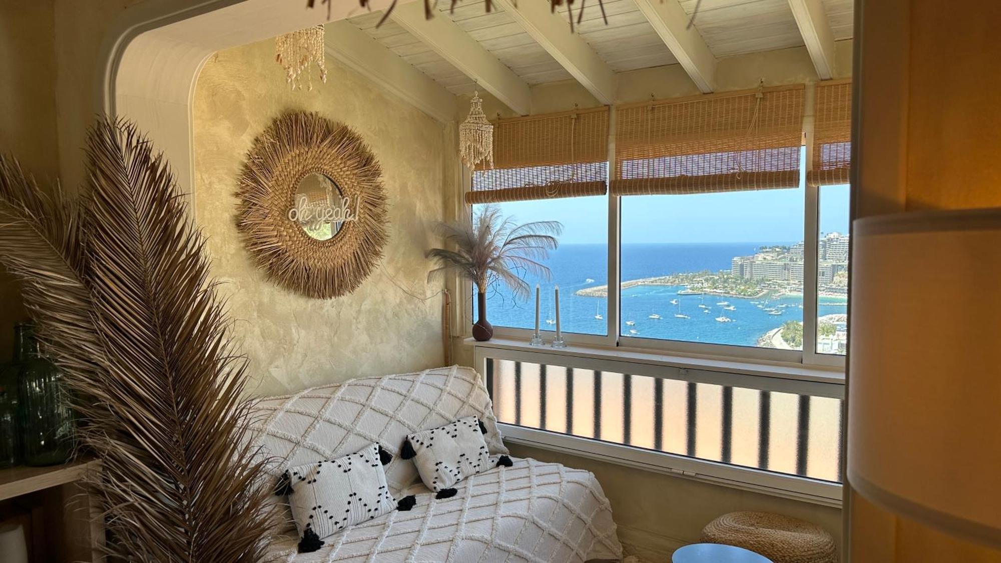 Boho Style Bungalow With Ocean View Mogán 外观 照片